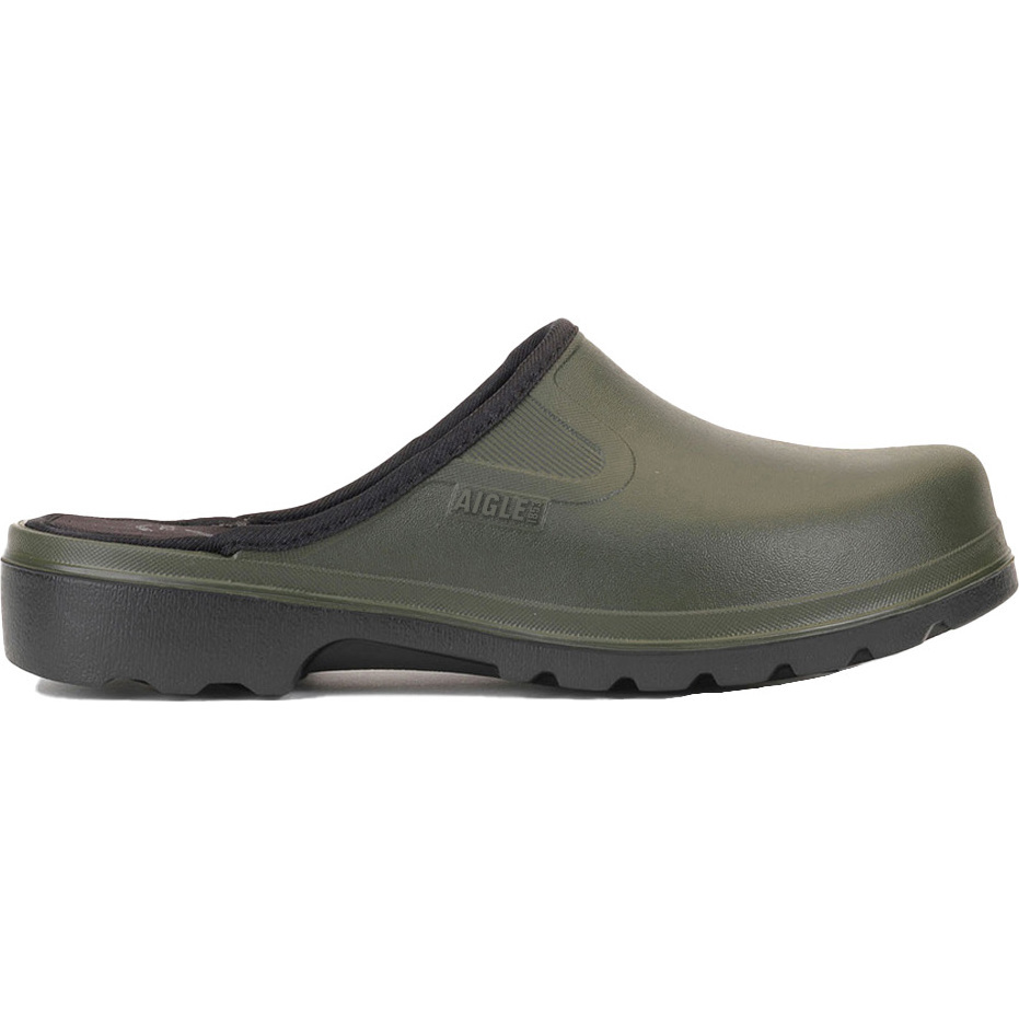 Aigle Taden 2 Mens Ultra-Leicht Clogs NB5516 - Khaki / Schwarz